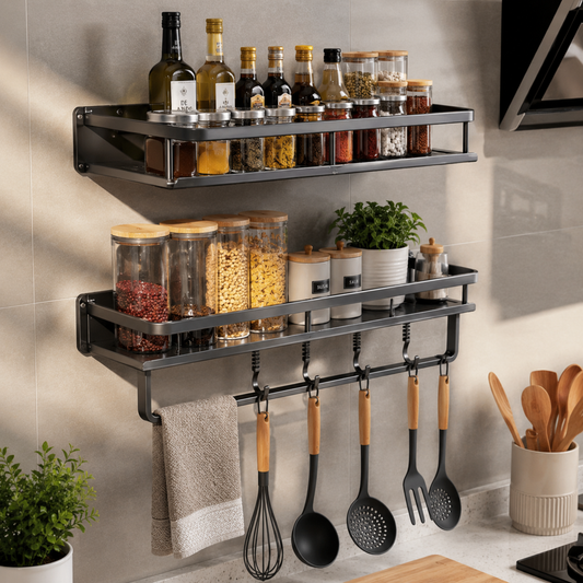 Suporte de cozinha multifuncional para especiarias